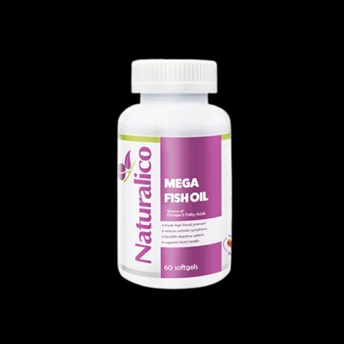 Naturalico Mega Fish Oil 1000 mg EPA 500mg DHA 378mg