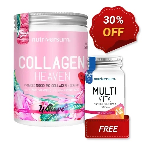 Nutriversum 1+1 FREE Collagen Heaven 300 gr + Multi Vita 60 Tabs