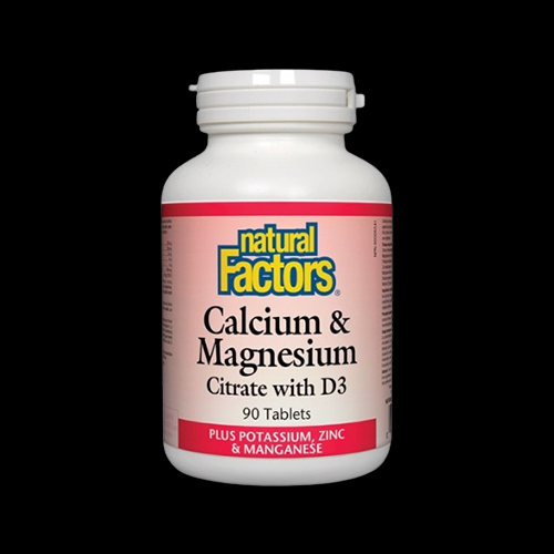 Natural Factors Calcium & Magnesium Citrate with D3