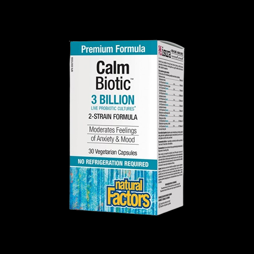Natural Factors Calm Biotic® 3 Billion Live Probiotic Cultures, 2 Strains