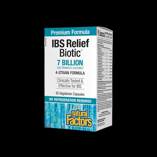 Natural Factors IBS Relief Biotic™ | 7 Billion Live Cultures, 4 Strains