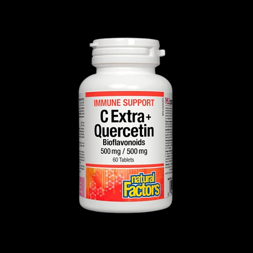 Natural Factors Immune Support C Extra + Quercetin 500 mg