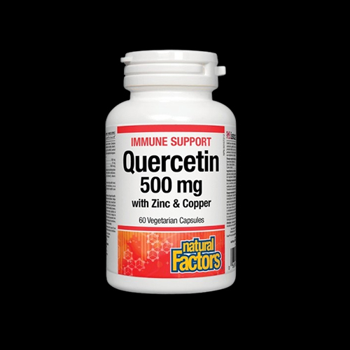 Natural Factors Quercetin 500 mg with Zinc and Copper