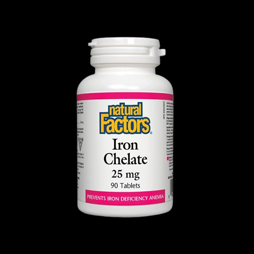 Natural Factors Iron Chelate 25 mg
