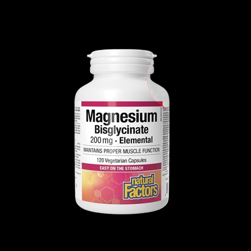 Natural Factors Magnesium Bisglycinate 200 mg