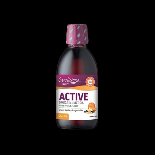 Natural Factors Sea-Licious® Active Omega-3 | Vitamin D3 & MCT Oil