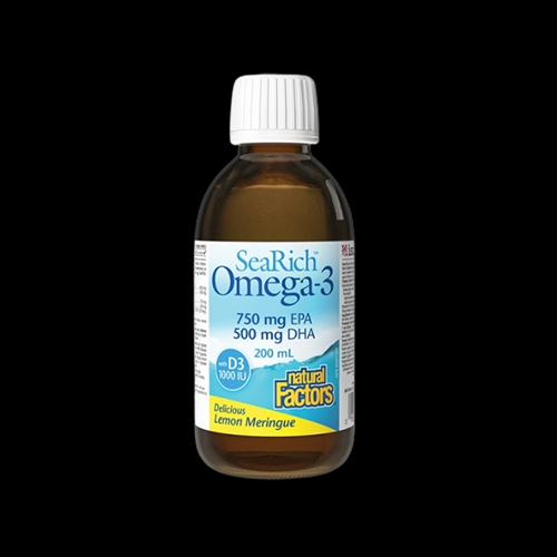 Natural Factors SeaRich Omega-3 4500 mg | With Vitamin D3 1000 IU