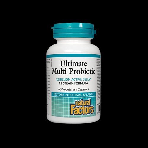 Natural Factors Ultimate Multi probiotic 12 strains, 12 billion active probiotics