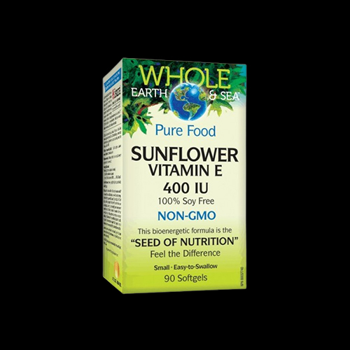 Natural Factors Whole Earth & Sea® Sunflower Vitamin E 400 IU
