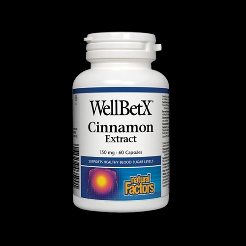Natural Factors WellBetX® Cinnamon Extract 150 mg