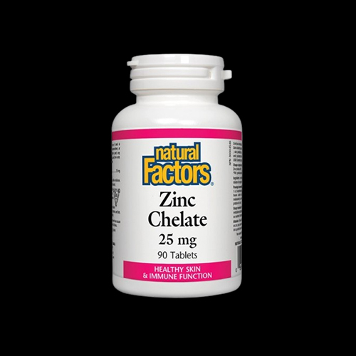 Natural Factors Zinc Chelated 25 mg