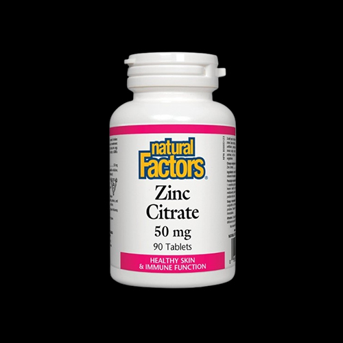 Natural Factors Zinc Citrate 50 mg