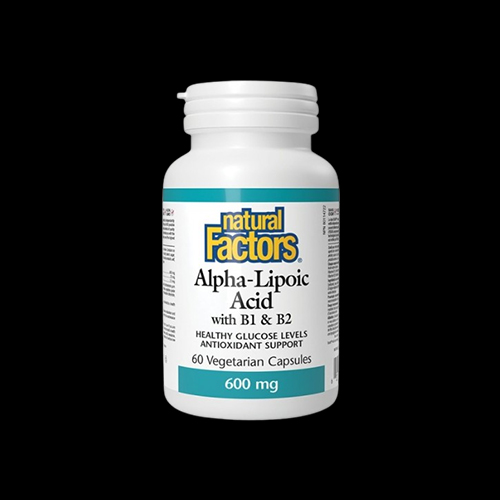Natural Factors Alpha Lipoic Acid 600 mg With B1&B2