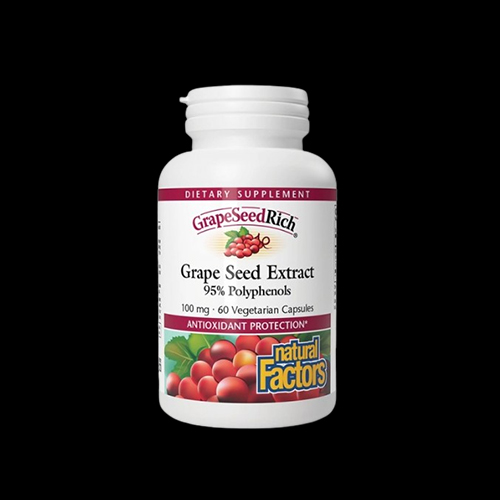 Natural Factors GrapeSeedRich | Grape Seed Extract 100 mg