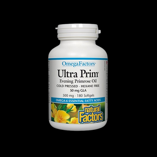 Natural Factors Ultra Prim Evening Primrose Oil 500 mg