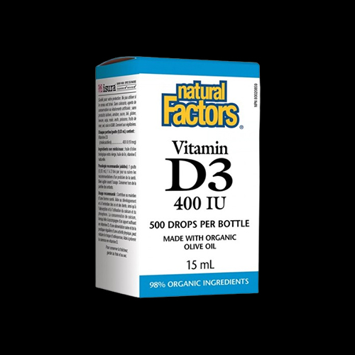 Natural Factors Vitamin D3 400 IU Drops