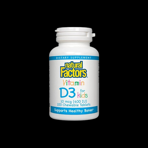 Natural Factors Vitamin D3 for Kids 400 IU