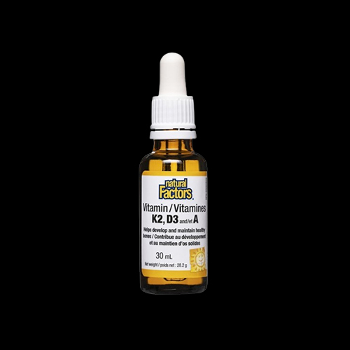 Natural Factors Vitamin K2, D3, A - Drops