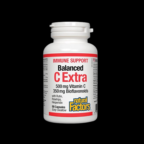 Natural Factors Vitamin C Extra 500mg with Bioflavonoids 350mg