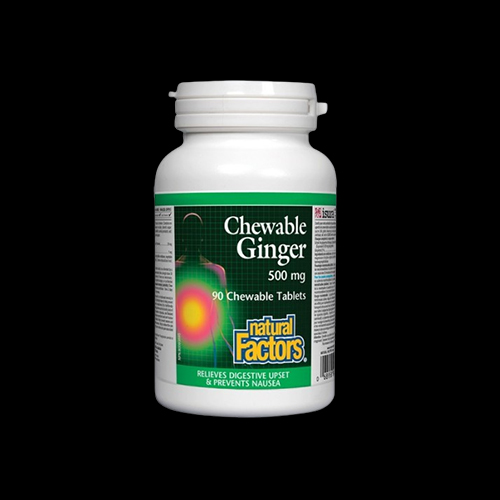 Natural Factors Chewable Ginger 500 mg