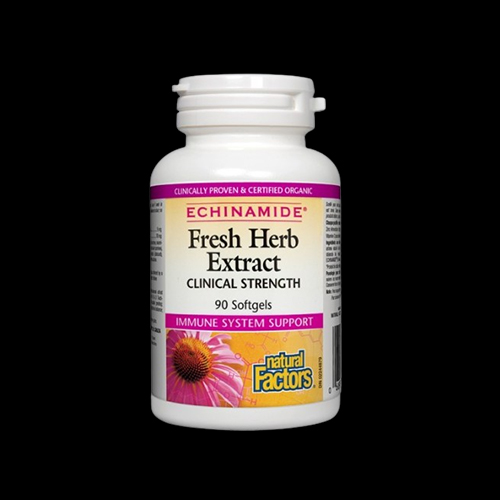 Natural Factors Fresh Herb Extract Echinamide Echinacea 250 mg