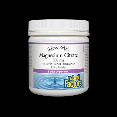 Natural Factors Magnesium Citrate 300mg Powder