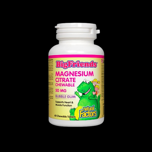Natural Factors BIgFriends Magnesium Citrate Chewable 50mg