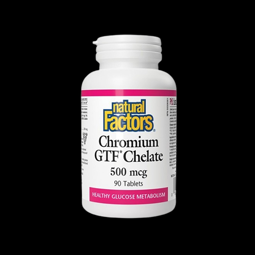 Natural Factors Chromium GTF Chelate 500 mcg