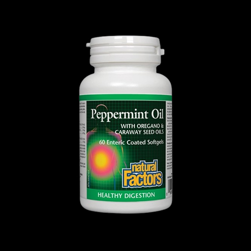 Natural Factors Peppermint Oil with Oregano and Caraway Seed Oils