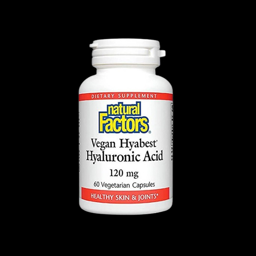 Natural Factors Vegan Hyabest Hyaluronic Acid 120mg