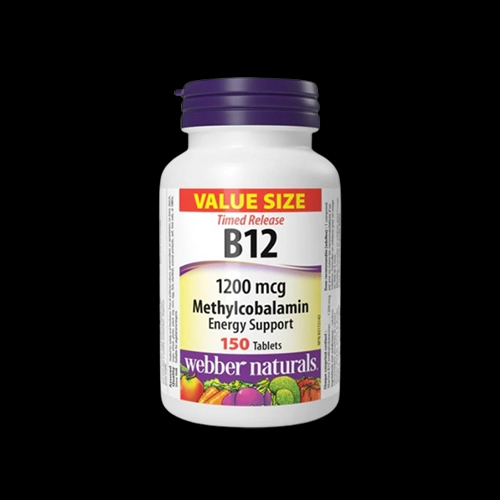Webber Naturals Vitamin B12 1200 mcg Timed Release