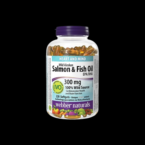 Webber Naturals Wild Alaskan Salmon and Fish Oil