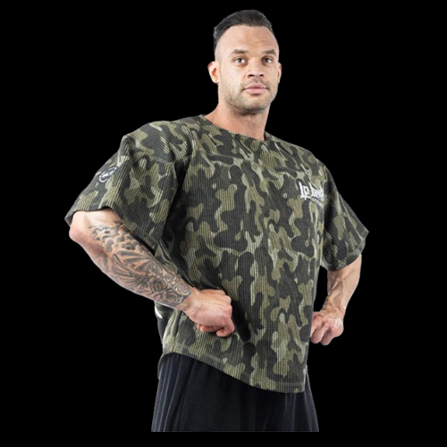 Legal Power Rag Top Muscle Clothing Camo Boston 2999-409 GREEN