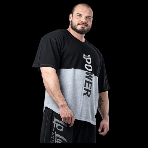 Legal Power RAG TOP POWER JERSEY PIQUE 2104-415 - GREY