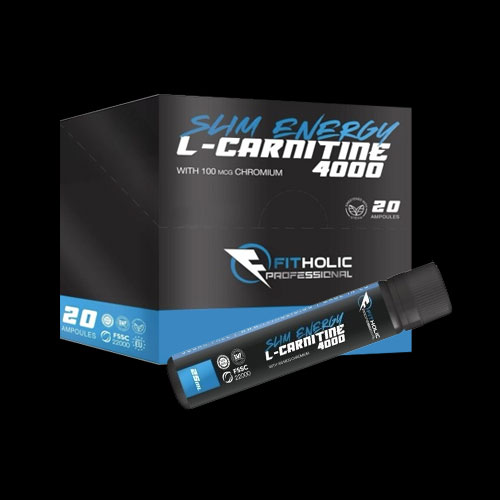 Fitholic Professional L-Carnitine Slim Energy 4000 mg Triple L-Carnitine Matrix
