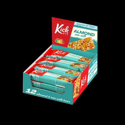 KICKFIT Bar with Almond & Sea Salt Box