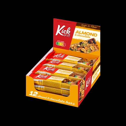 KICKFIT Bar with Almond & Chocolate Box