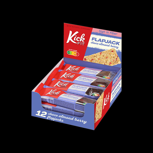 KICKFIT Flapjack Choco Almond Berry Box