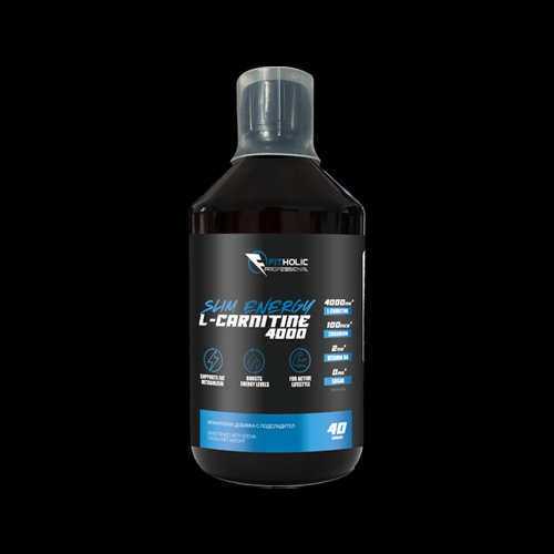 Fitholic Professional L-Carnitine Slim Energy 4000 mg Triple L-Carnitine Matrix