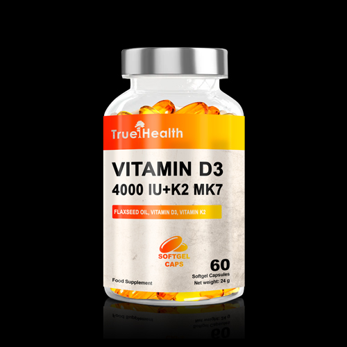 True Health Vitamin D3 4000IU+K2 MK-7