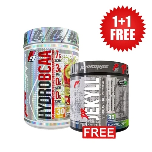 Pro Supps 1+1 FREE Hydro BCAA 435 g / 30 doses + Dr. Jekyll 225 g / 30 doses.