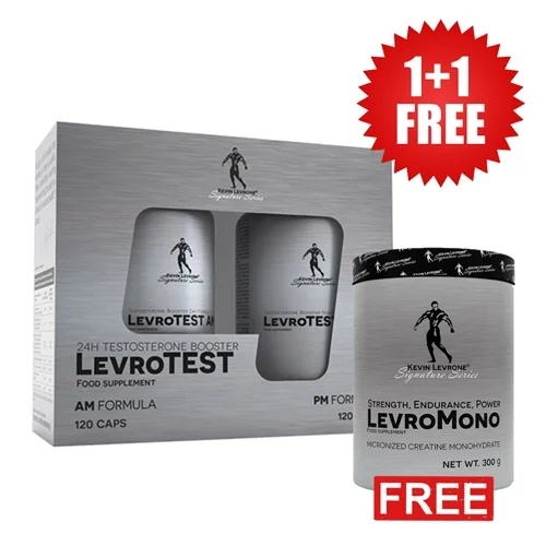 Kevin Levrone 1+1 FREE LevroTEST AM/PM Formula + LevroMONO 300g / 67 doses