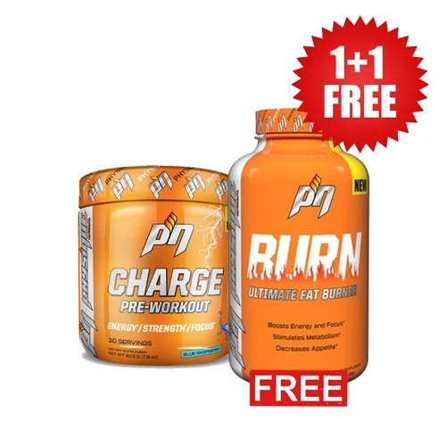 Physique Nutrition 1+1 FREE PHYSIQUE NUTRITION Charge Pre-Workout + Fat Burner