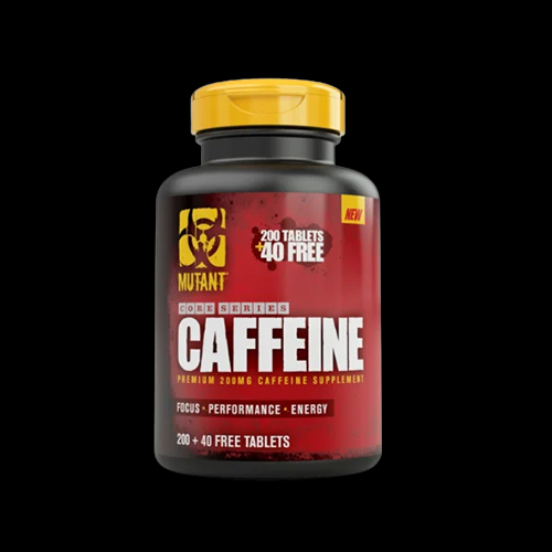 Mutant CAFFEINE Premium 200 mg / 200 tablets + 40 FREE