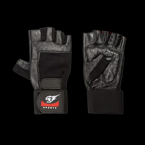 Armageddon Sports Fitness Gloves with Wrist support Black