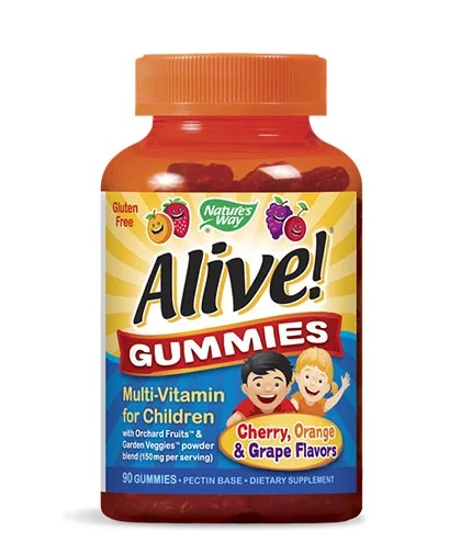 Natures Way Alive Children\s Multi-Vitamin Gummy 90 tablets
