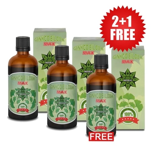 Cvetita Herbal 2+1 FREE GINKGO BILOBA MAX 100 ml