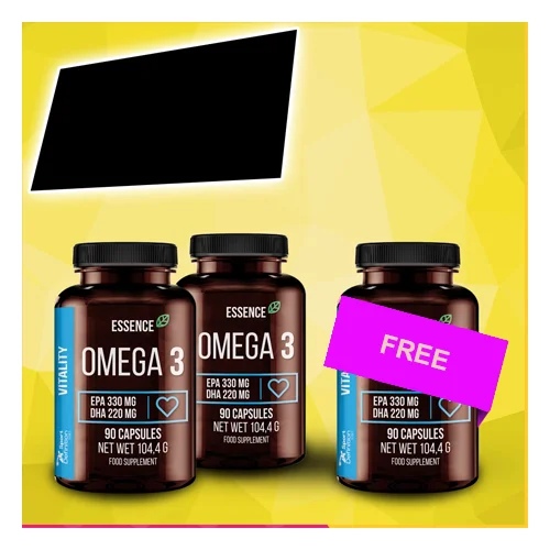 Essence Nutrition 2+1 FREE Omega 3 - 90 capsules