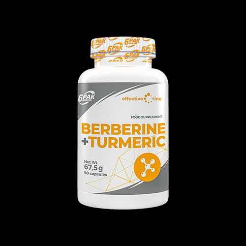 6PAK Nutrition Berberine + Turmeric