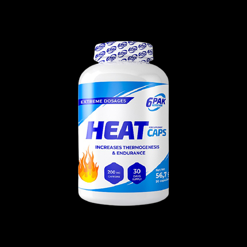 6 Pak Nutrition Heat Caps